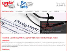 Tablet Screenshot of employmenow.co.nz
